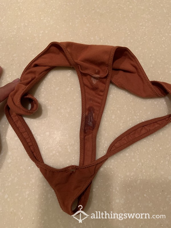 SOLD- Creamy Pungent Panties 💦