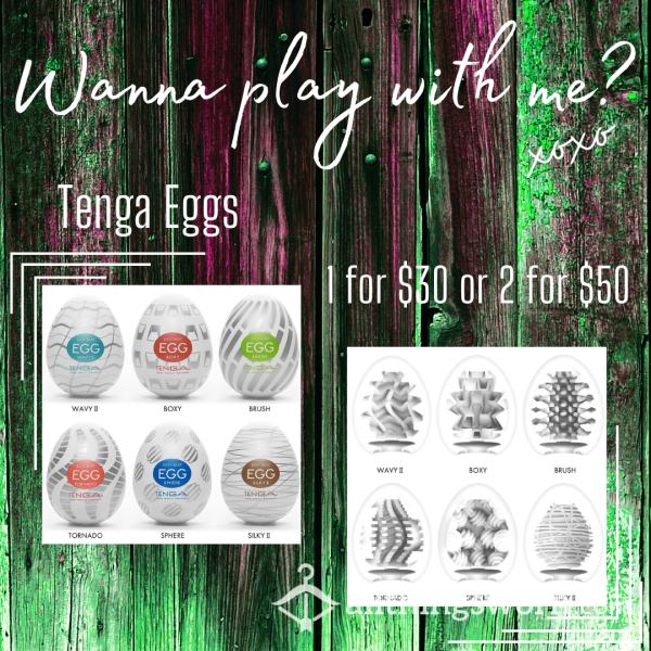 Creamy Used Tenga Eggs -- **Video Included**