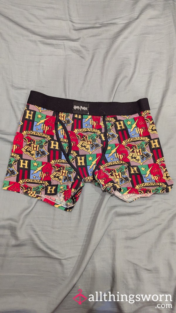 Creamy Well Worn Harry Potter Boxers 2