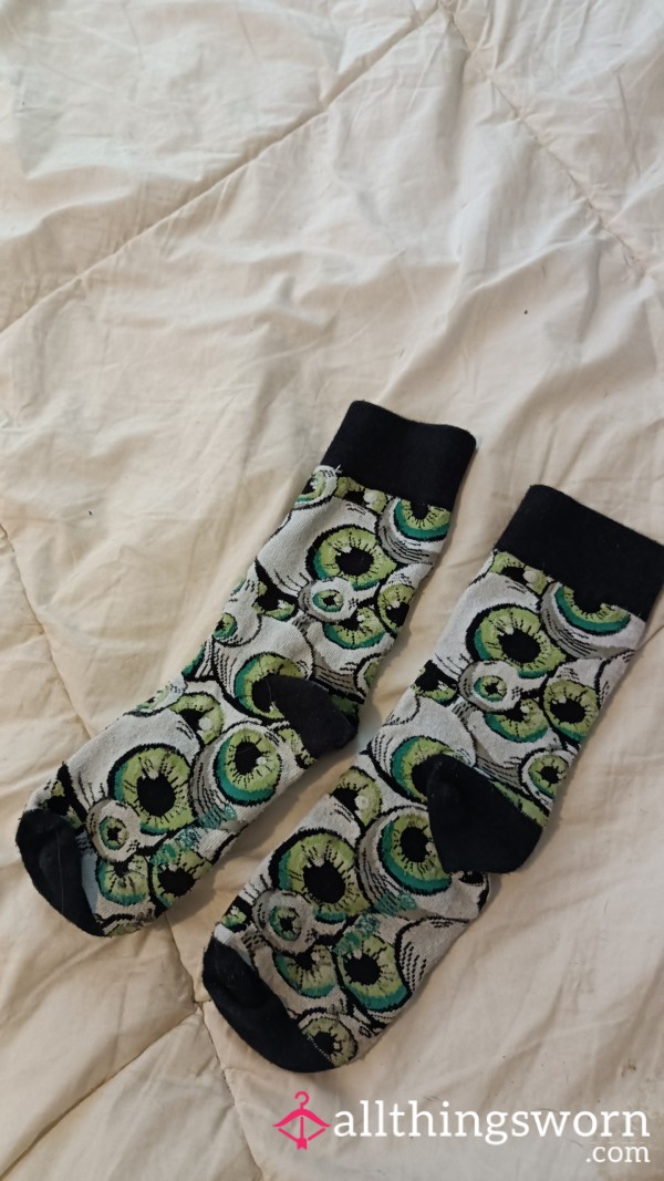 Creepy/cute Tube Socks! 🧦 They're Almost Too Old To Wear! 😰