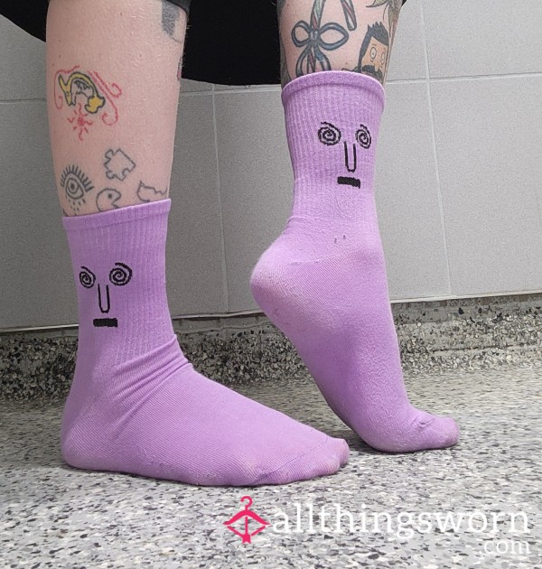 Crispy Confused Face Socks