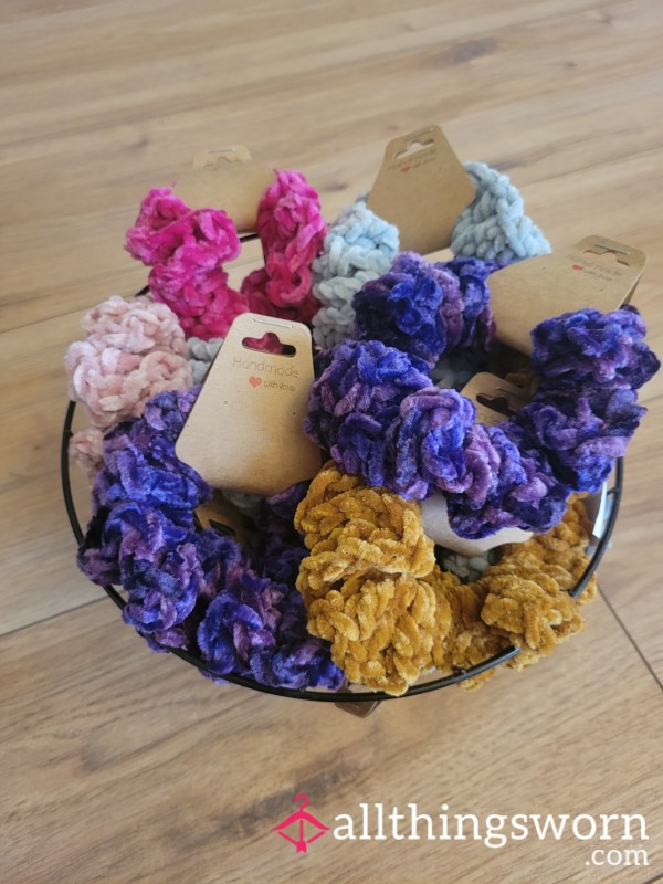 Crocheted Scrunchies