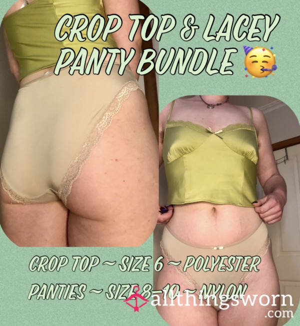 Crop Top & Panty Bundle {4 Days Wear}