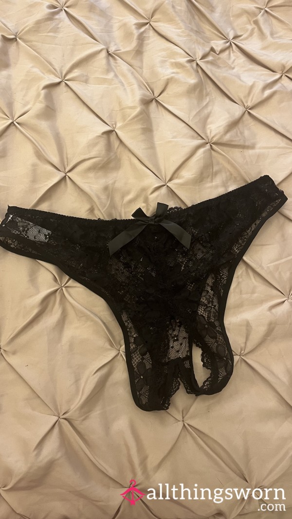 Crotchless Lace Panties