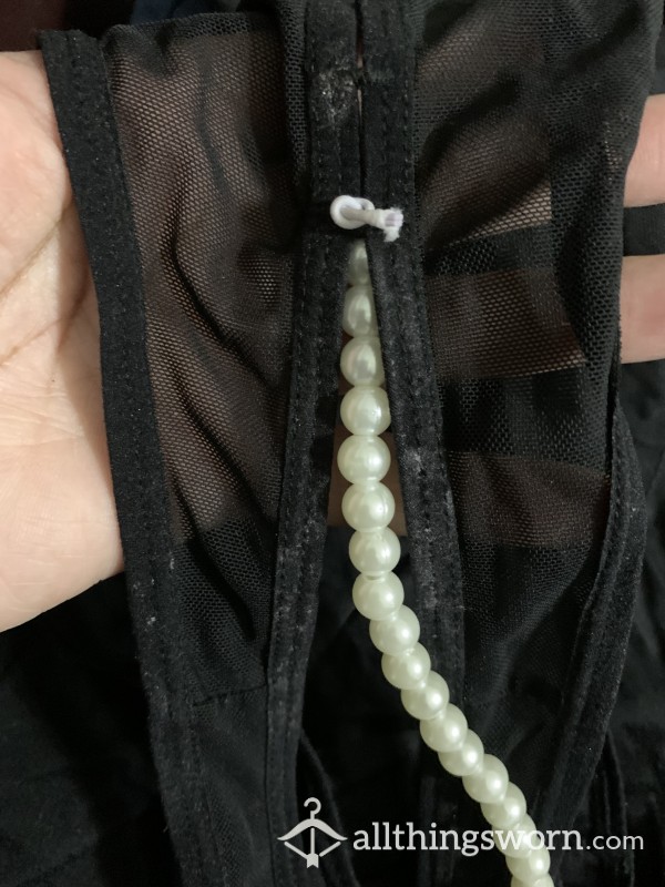 Crotchless Pearl Panties