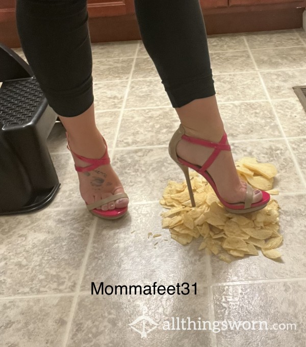 Crunching Chips In My S**y Heels.