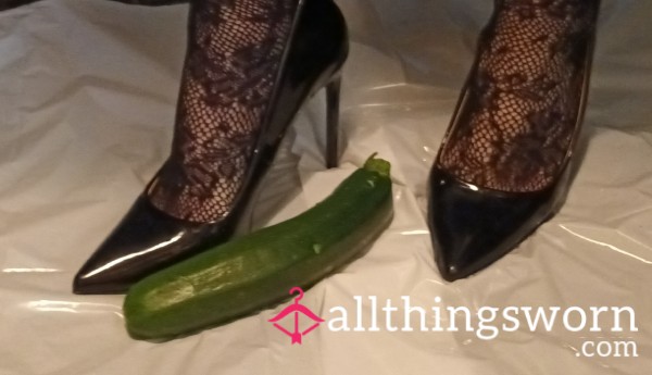 Crushing Courgette With Heels Part 1