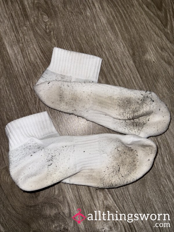 Crusty 3 Day Well-worn Sweaty Sour Tangy Potent Socks