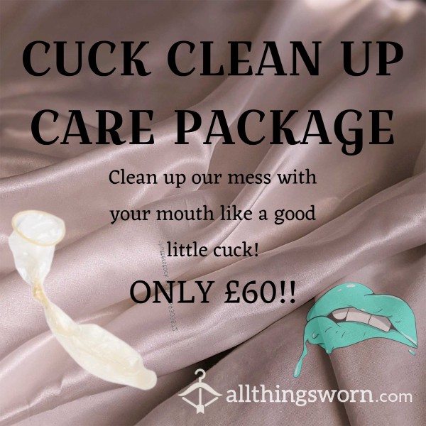 Cuck Clean Up Care Package 📦 (Kinkcoins Accepted)