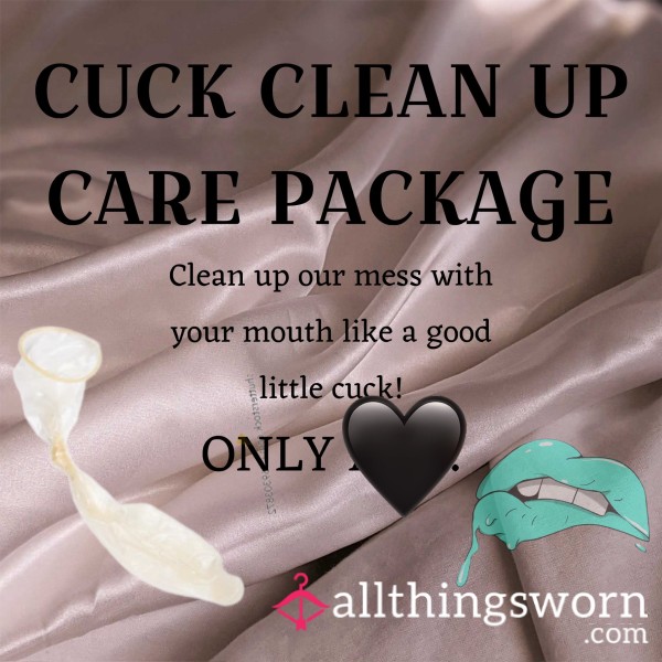 Cuck Clean Up Care Package 📦 (Kinkcoins Accepted)