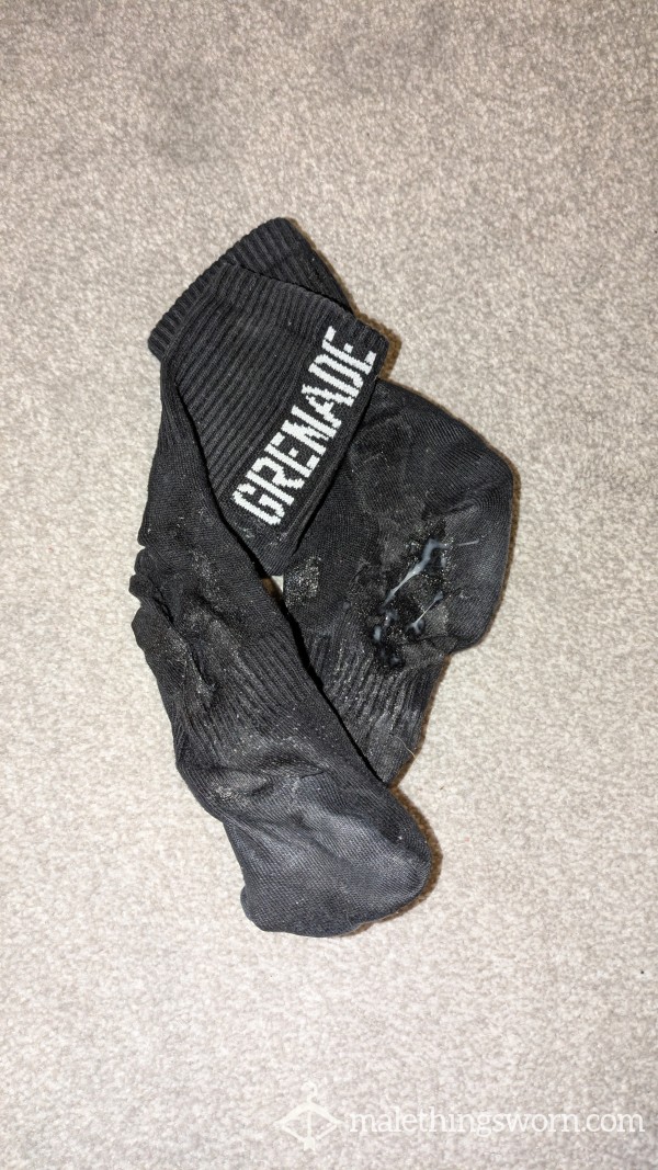 C*m Abused Crusty Grenade Socks