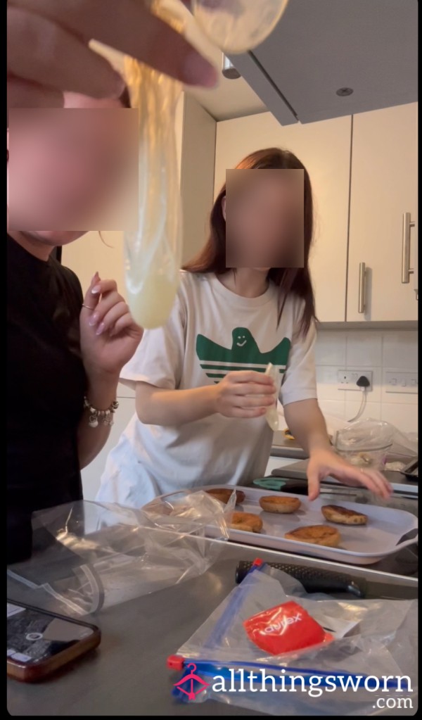 🎬💦🍪 C*m COOKIE PREP VIDEO Ft; My Sister 🍪💦🎬