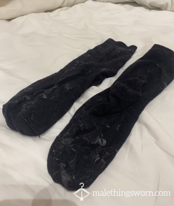 C*m Covered Black Socks