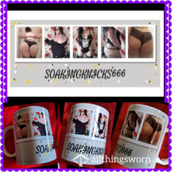 C*m Drink From Me 😈💦 ☕️  💥LIMITED💥 Personalised Mug Of Me. +( Free Panties Or Socks )