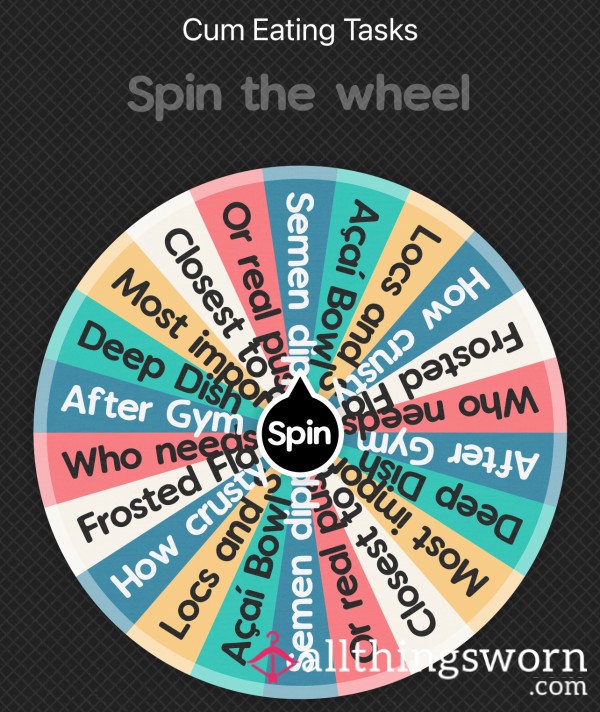 C*m Eating (CEI) Task Wheel