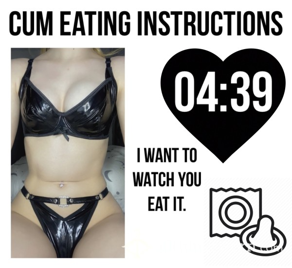 C*m Eating Instructions🍆