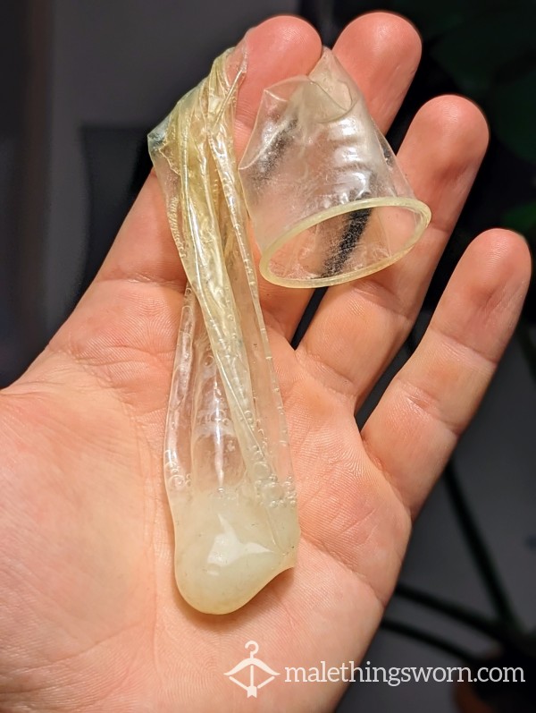 [I'm Not Available At The Time] C*m Filled Condom 💦