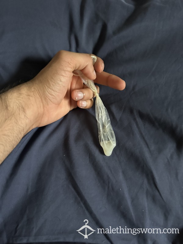 C*m Filled Condom Used With My GF