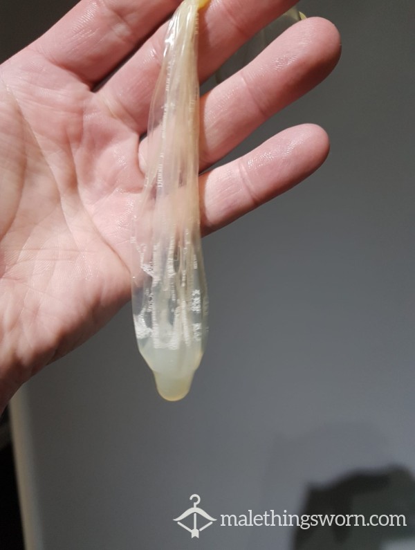 C*m Filled Condom With Pre Made Video Of Me Filling One Up