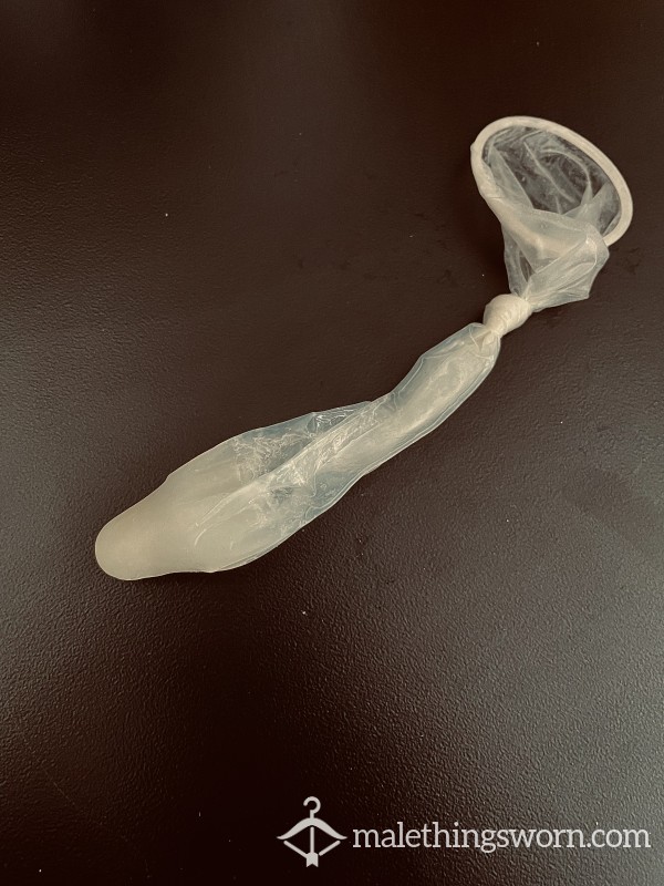 C*m Filled Used Condom