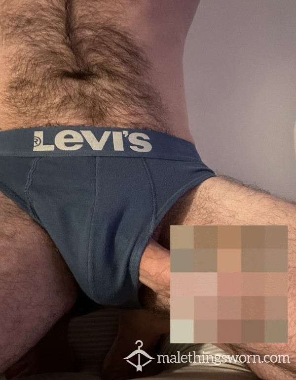 C*ck And C*m -  Blue Briefs