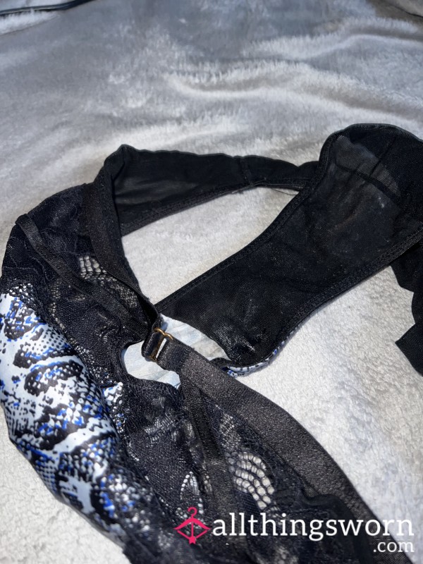 C*m Soaked Snake Print Panties