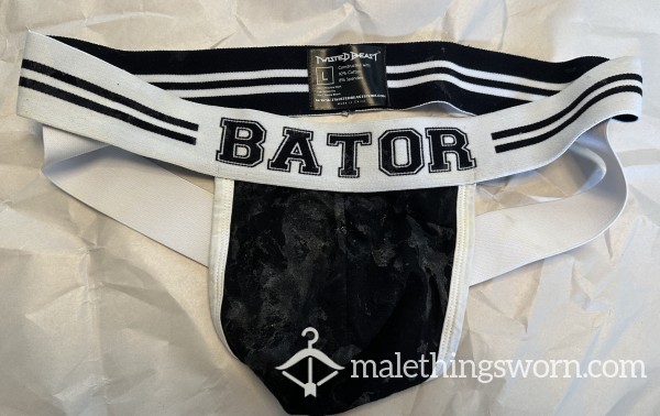 C*m-stained Twisted Beast Bator Jockstrap