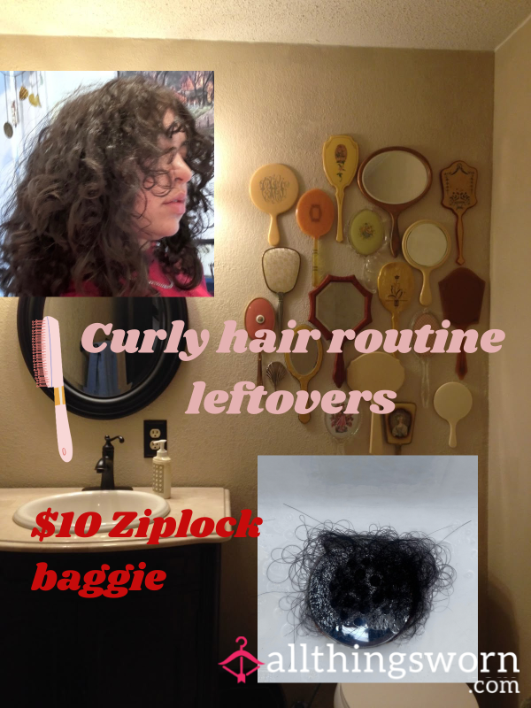 Curly Hair Care Routine Leftover Hairs