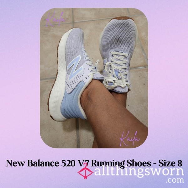 **Current Workout Shoes** New Balance 520 V7 Lavender Running Shoes - Size 8