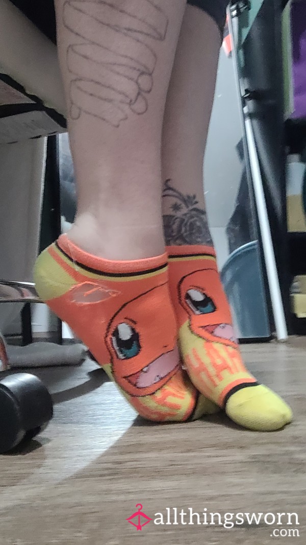 Currently Wearing, Charmander Ankle Socks