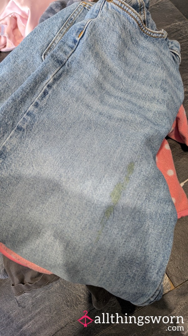 Curry Stained Jeans, UK 12