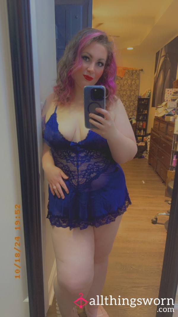 Curvy Goddess In Sheer Lingerie