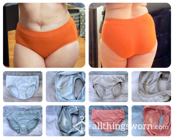 *CUSTOM* Comfy Cotton Full-Back Mommy Panties | Medium Wear