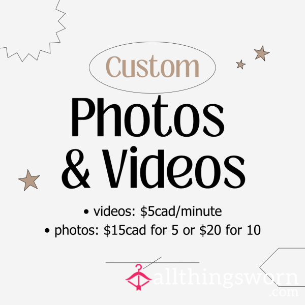 Custom Content For You | Special Rates