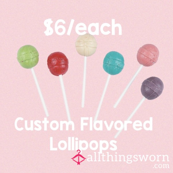 Custom Flavored Lollipops