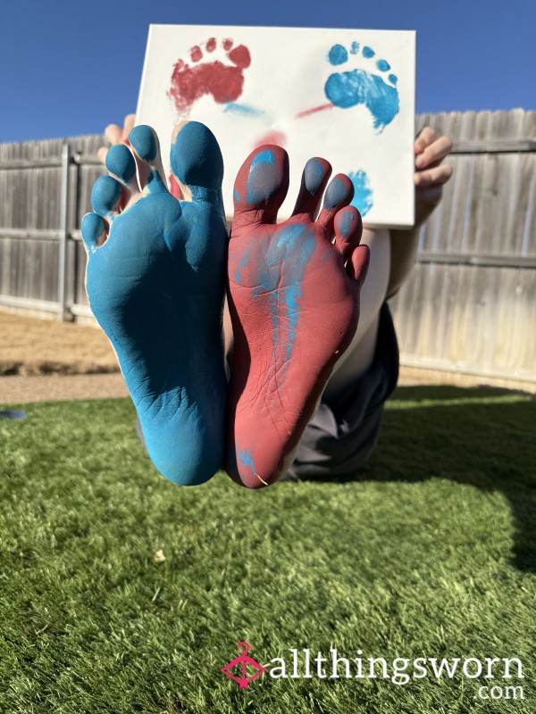 Custom Foot Paintings