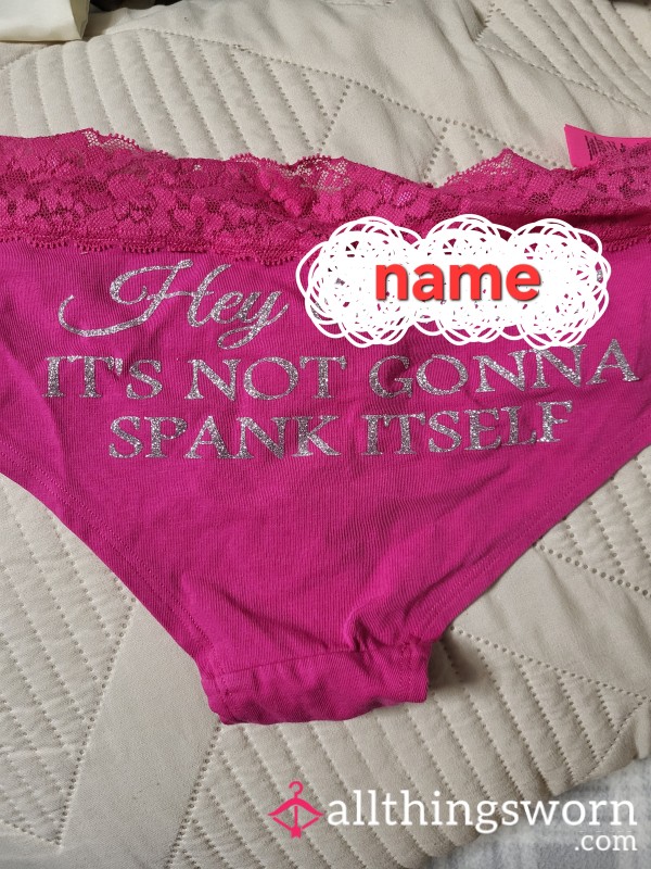 Custom Name Panties