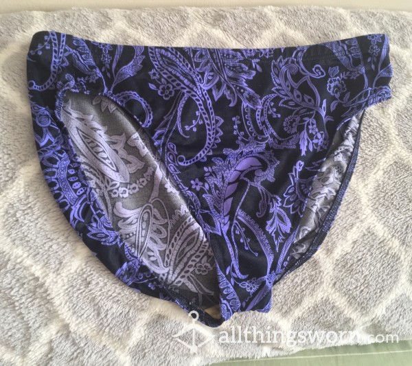 Custom Wear St John’s Bay Blue Swim Panties! You Decide How I Wear Them!  Size 16