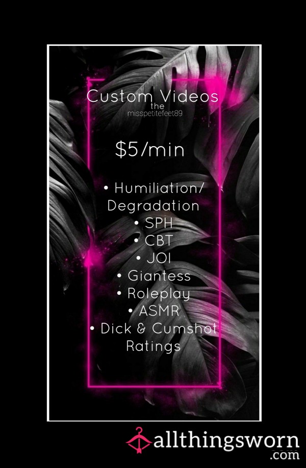 Custom Videos