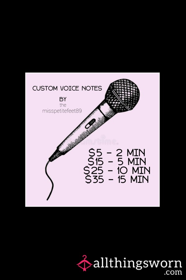 Custom Voice Notes