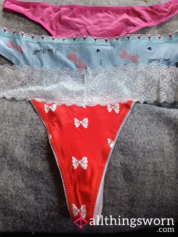 Custom Worn Thongs