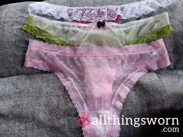 Custom Worn Thongs