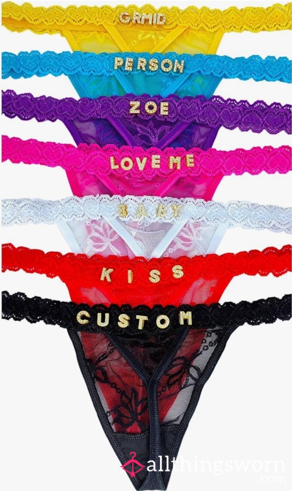 Customised Panties Worn For How Long You Want 💦