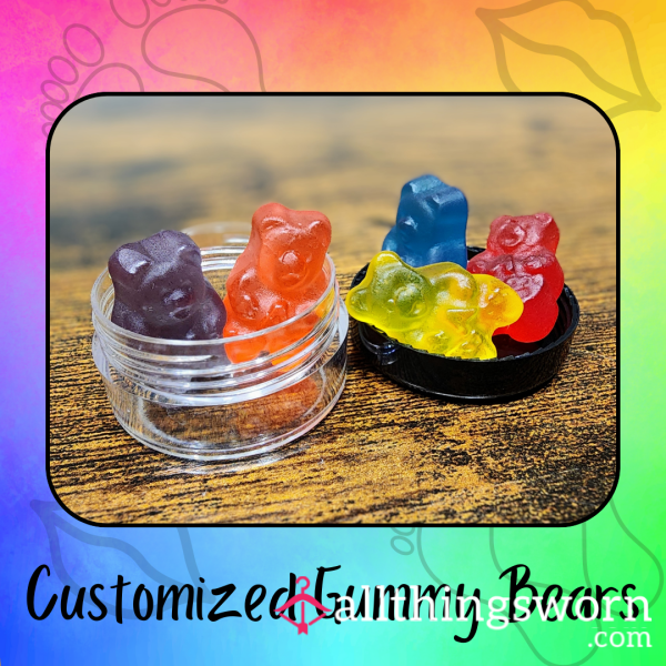 Customized Gummy Bears 🧸🧸🧸