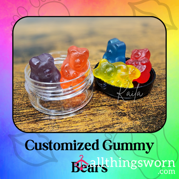 Customized Gummy Bears 🧸🧸🧸