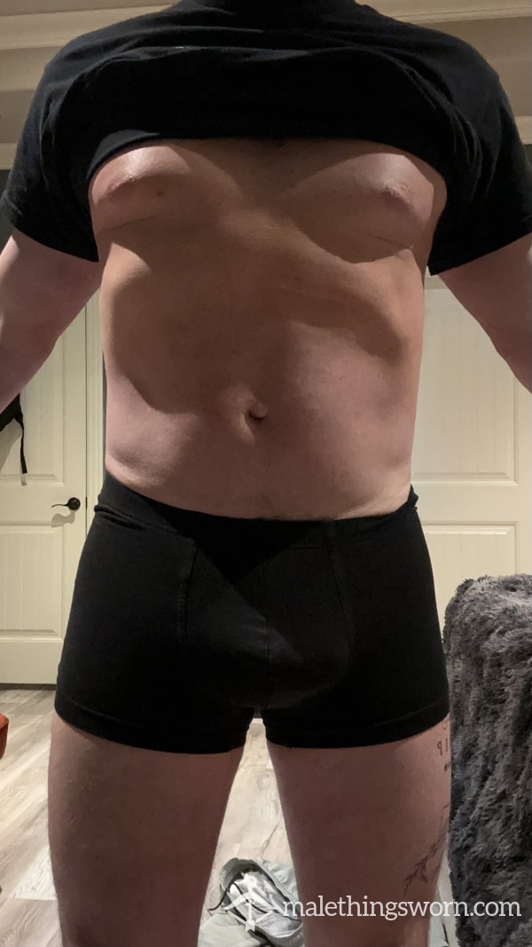 Customized H&M Trunks Black Gym Jock