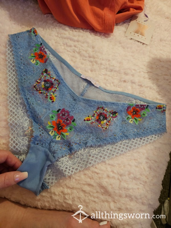 Cute And S**y Baby Blue Savage Fenty Panties (Size 10)