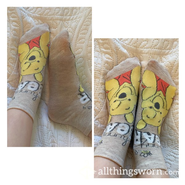 Cute Ankle Socks | Dirty Socks | DDLG | Smelly Scented | Winnie The P**h