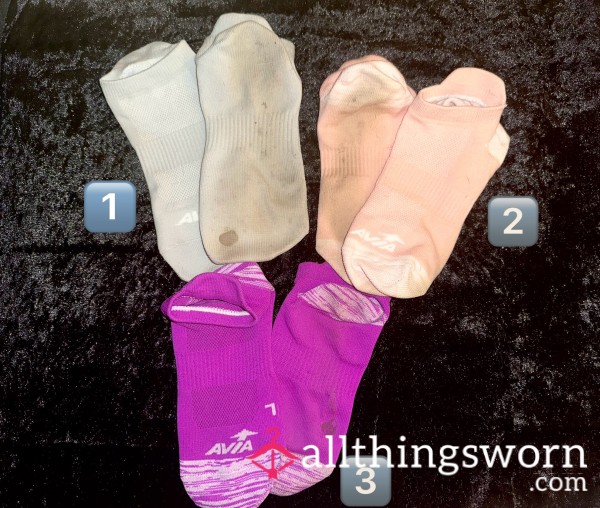 Cute Athletic Ankle Socks (singles Or Bundle)