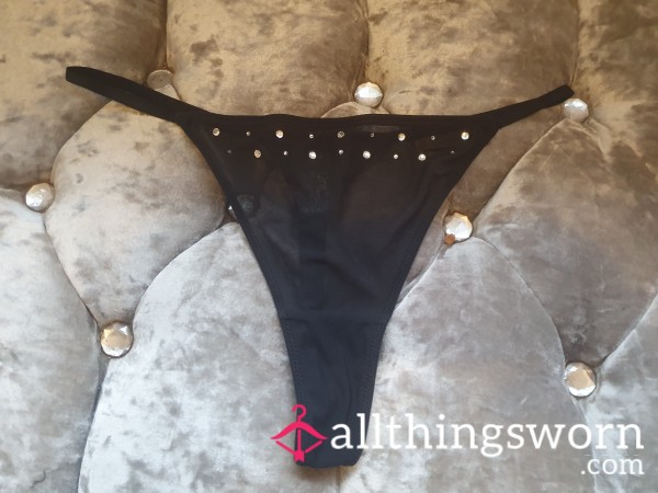 Cute Black Thong Size 14  🥰🥰